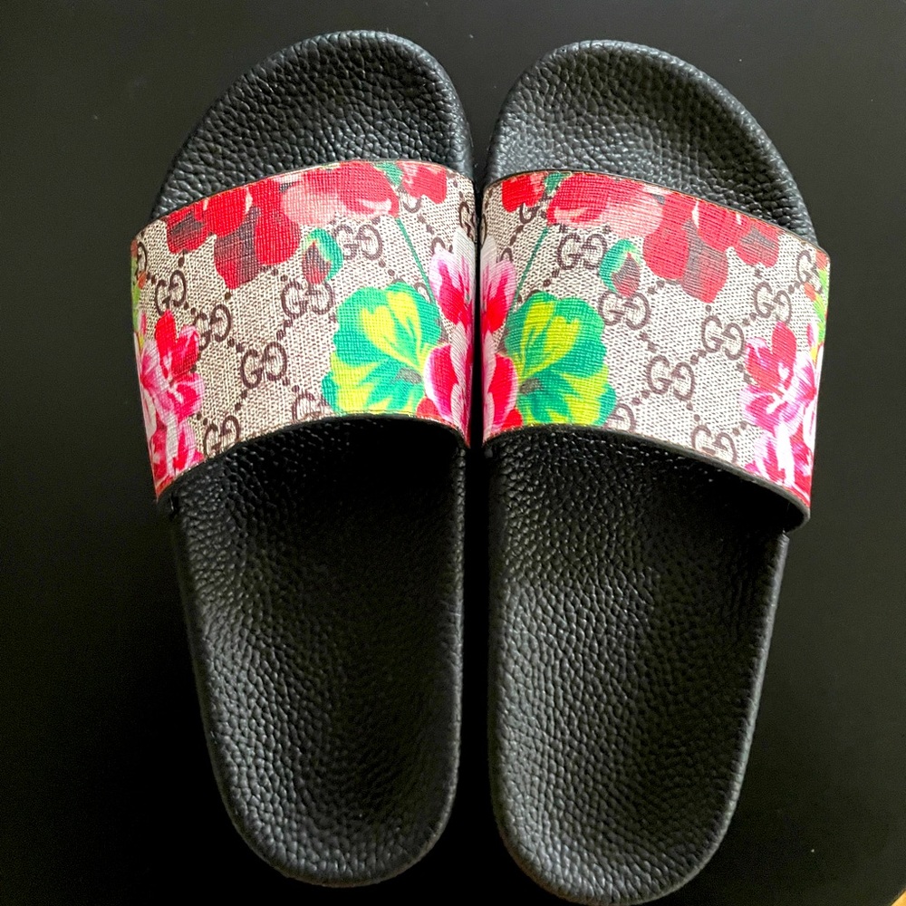 Gucci Floral Slides
